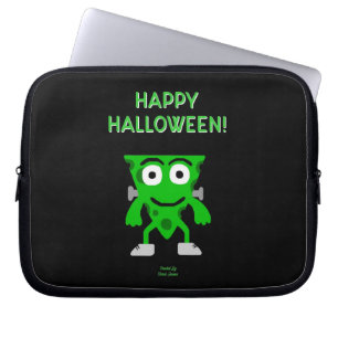 FrankenCheese Halloween Greetings Laptop Sleeve