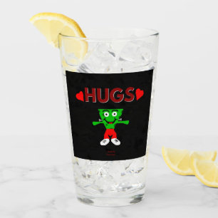 FrankenCheese Hugs Glass Tumbler