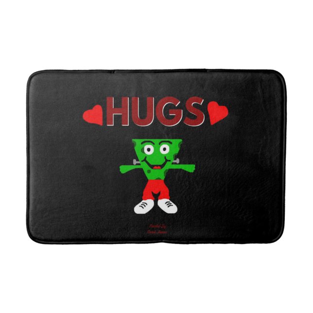 FrankenCheese Hugs Medium Bath Mat (Front)