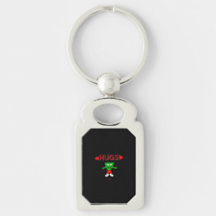 FrankenCheese Hugs Rectangle Keychain
