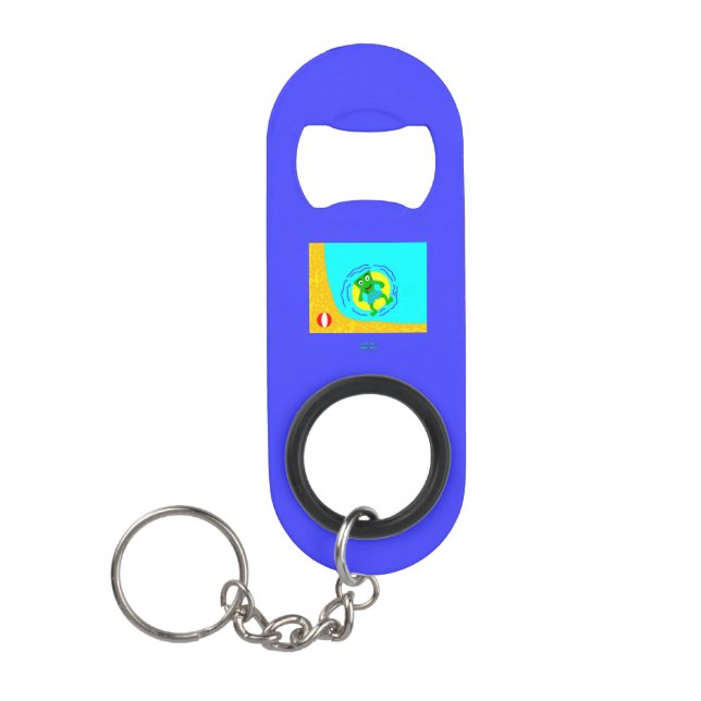FrankenCheese Summer Keychain Bottle Opener (Front)