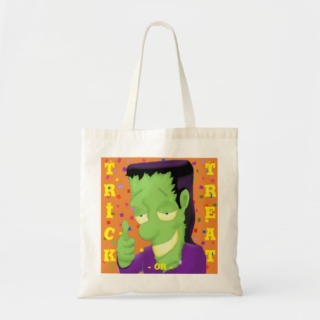 Frankencool Halloween Tote Bag (Front)