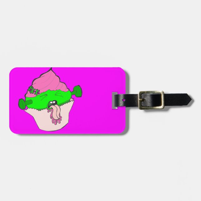 Frankencupcake Luggage Tag (Front Horizontal)