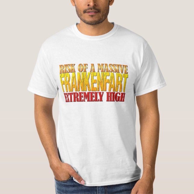Frankenfart Warning T-Shirt (Front)