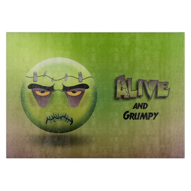 Frankenmoji Cutting Board (Front)