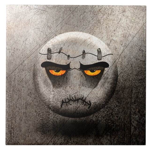 Frankenmoji Vintage Diamond Tile (Front)