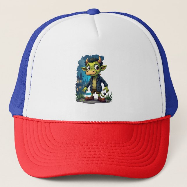 Frankenmoo Trucker Hat (Front)