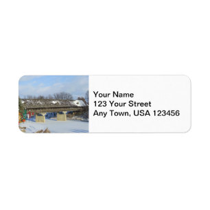 Frankenmuth Covered Bridge Return Address Labels