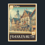 Frankenmuth, Michigan | Vintage Postcard<br><div class="desc">Step into the past with our enchanting Frankenmuth, Michigan Vintage Postcard. This delightful piece of nostalgia captures the essence of this charming city, featuring both its name and location in a retro, vintage style. Perfect for those who cherish the classic allure of Frankenmuth. Product Features: Vintage Charm: Immerse yourself in...</div>