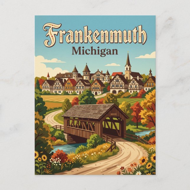 Frankenmuth USA Postcard (Front)