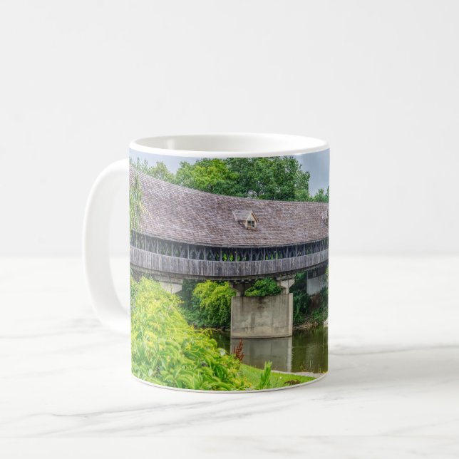 Frankenmuths Covered Bridge Coffee Mug (Front Left)