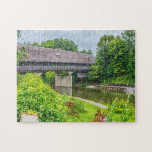 Frankenmuths Covered Bridge Jigsaw Puzzle
