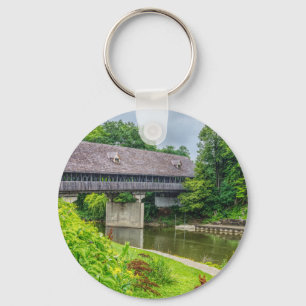 Frankenmuths Covered Bridge Keychain