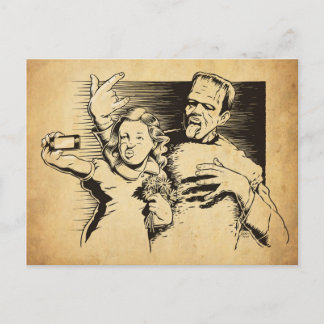 Frankenselfie Postcard