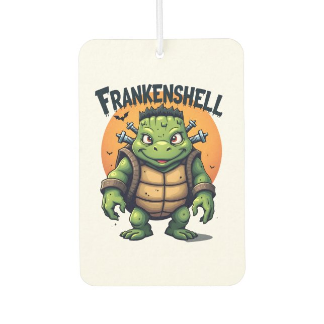 Frankenshell Turtle Air Freshener (Front)