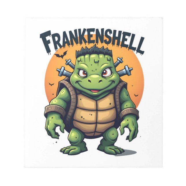 Frankenshell Turtle Notepad (Front)