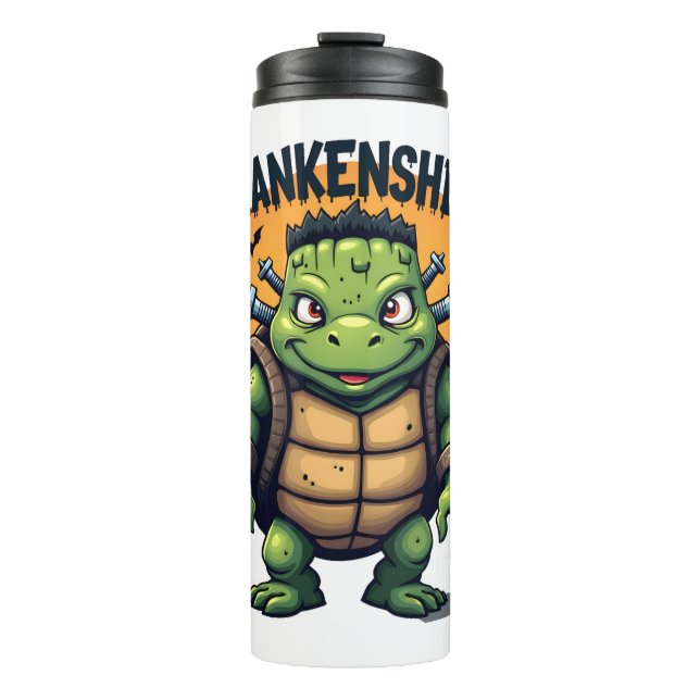 Frankenshell Turtle Thermal Tumbler (Front)