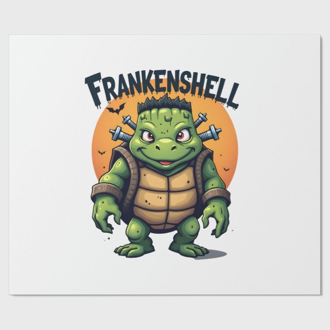 Frankenshell Turtle Wrapping Paper (Flat)