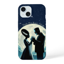 Frankenstein and Bride Frankenstein Phone Case