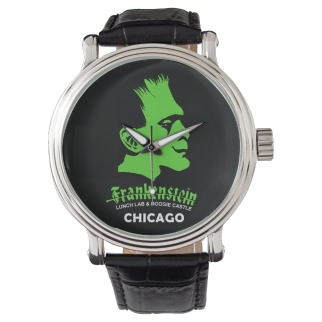 Frankenstein, Bar, Disco, Chicago, IL Wristwatch (Front)