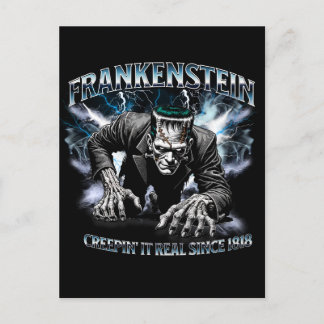 Frankenstein Bootleg Style Postcard