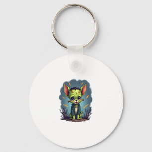 Frankenstein Chihuahua Shock Keychain