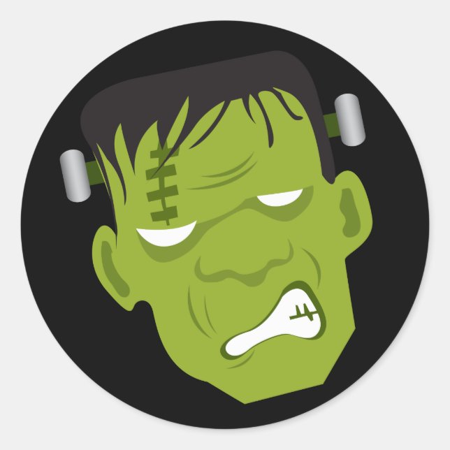 Frankenstein Classic Round Sticker (Front)