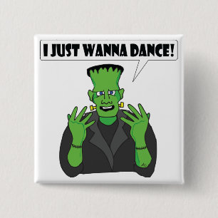 FRANKENSTEIN dance 2 Inch Square Button