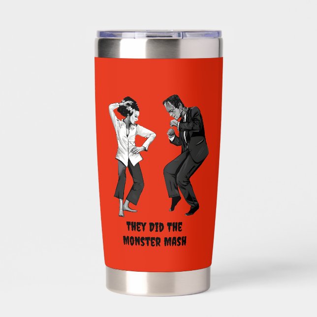 Frankenstein Dancing Insulated Tumbler (Front)