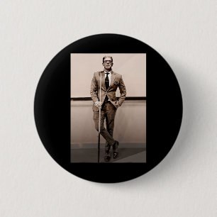Frankenstein Dapper Frankenstein Monster In Suit H 2 Inch Round Button