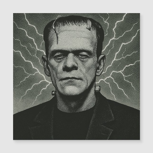 Frankenstein Electricity Art (Front)