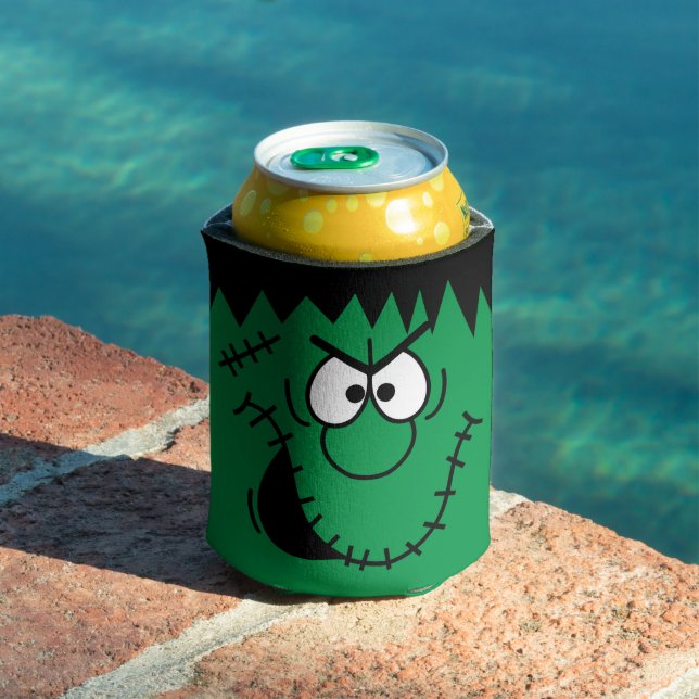 Frankenstein Face - Halloween Can Cooler (In Situ Pool)