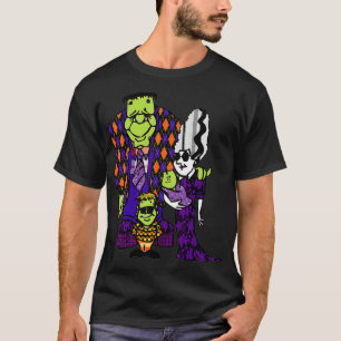 Frankenstein Family FuNny  For Halloween Day T-Shirt