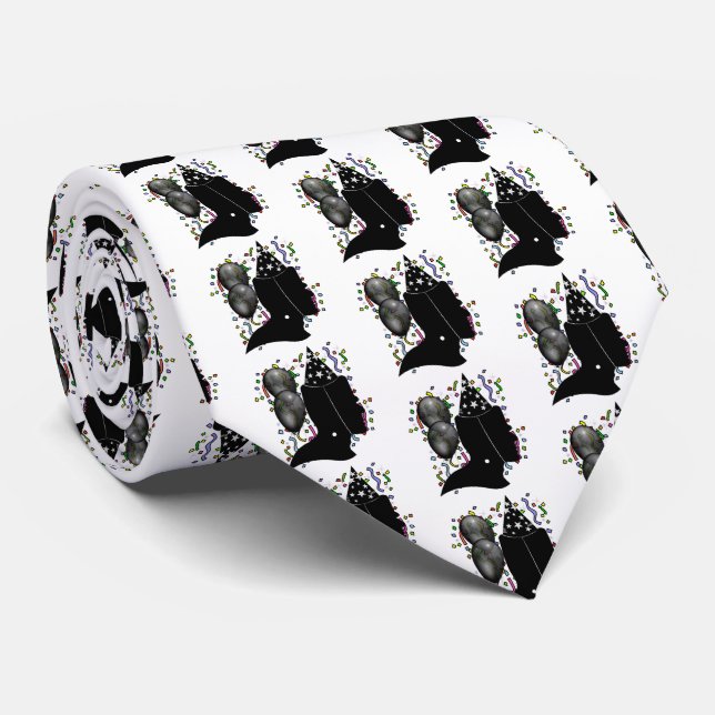 Frankenstein Friday Birthday Tie (Rolled)