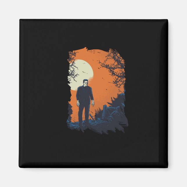 Frankenstein Graphic Magnet (Front)