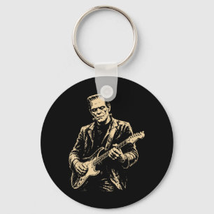 Frankenstein Guitar Keychain