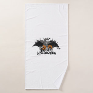 Frankenstein Halloween Bath Towel