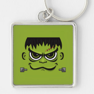 Frankenstein Halloween Face Keychain