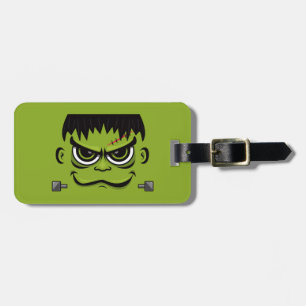 Frankenstein Halloween Face Luggage Tag