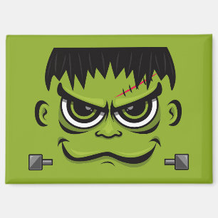 Frankenstein Halloween Face Magnet