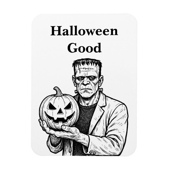 Frankenstein Halloween Good Magnet (Vertical)