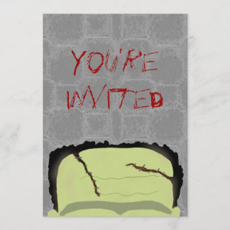 Frankenstein Halloween Party Invitation