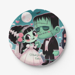 Frankenstein in Love Plates