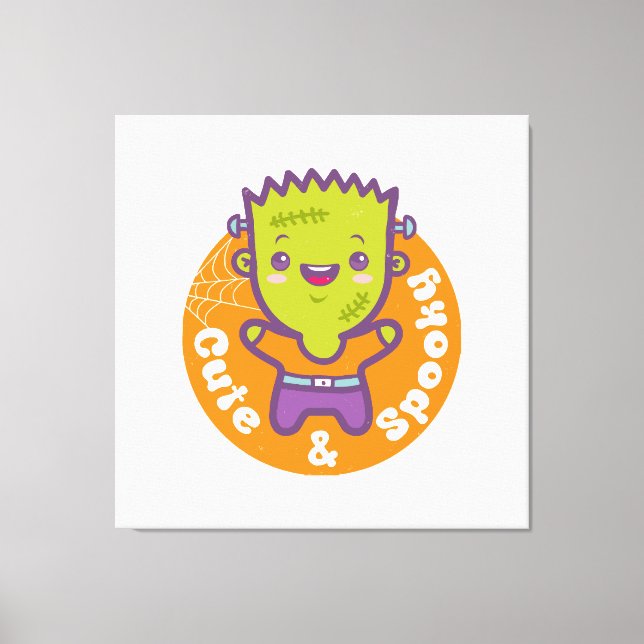 Frankenstein Monster Canvas Print (Front)