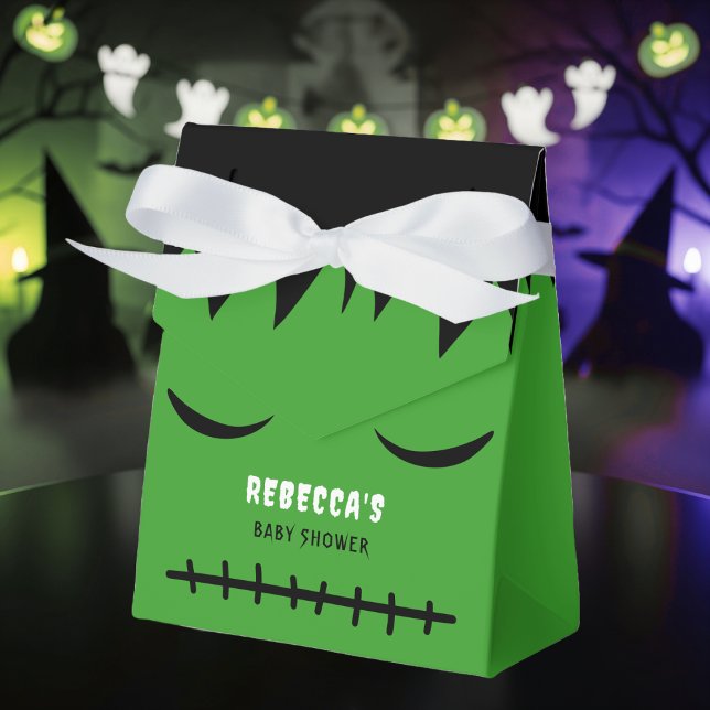 Frankenstein Monster Halloween Baby Shower Favor Box (Frankenstein Monster Halloween Baby Shower Favor Boxes
)