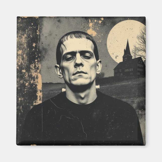Frankenstein Monster Halloween Magnet (Front)