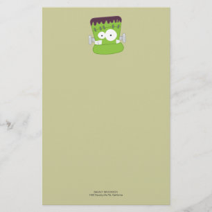 Frankenstein Monster   Halloween Note Paper