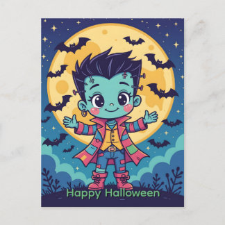 Frankenstein Monster  Holiday Postcard