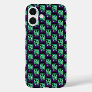 Frankenstein Monster Illustration iPhone 16 Plus Case