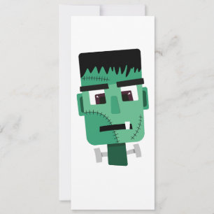 Frankenstein Monster Illustration Invitation